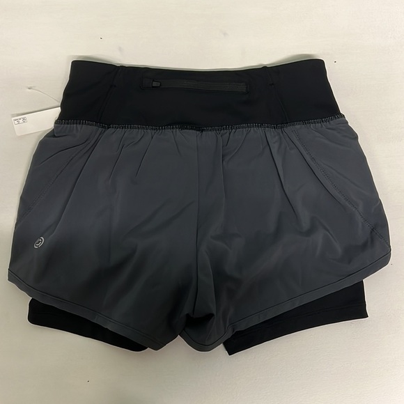 CORE 10 Women's Standard-Fit Knit Waistband 2-in-1 Woven Running Short - Picture 4 of 7